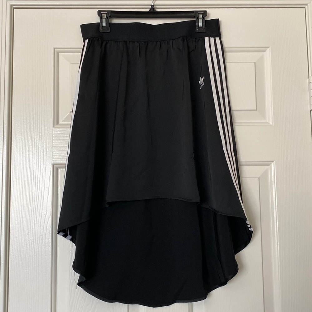 🖤🖤🖤 ADIDAS High Low Skirt Medium Vintage Rare!! 🖤🖤🖤 - Picture 2 of 5